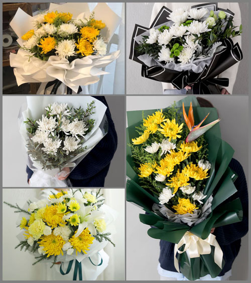 山东莱芜钢城区辛庄镇桑响泉村白事花束代送